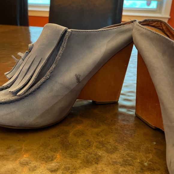 Anthropologie Lucky Penny Wood heeled 
👁️❤️👠s - Picture 5 of 6